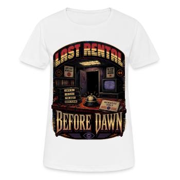 Letzte Vermietung vor Sonnenaufgang - Frauen T-Shirt atmungsaktiv - Weiß - Vorne - AI Model Female 172 dark (172cm)