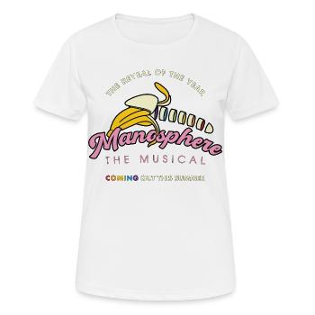 Manosphere The Musical - Women's Breathable T-Shirt - white - Front - AI Model Female 172 dark (172cm)