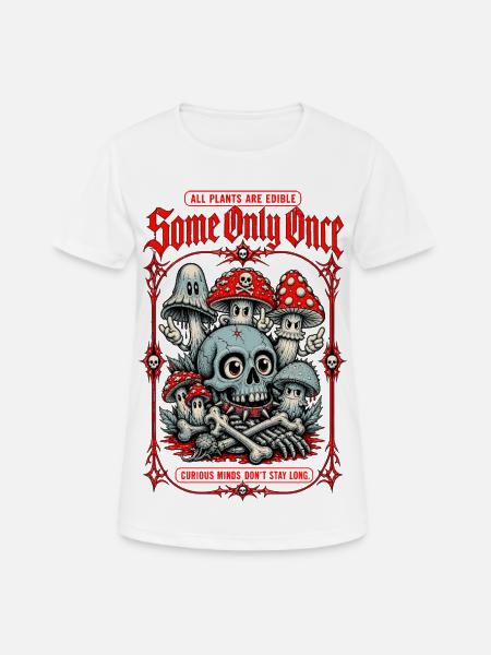 Certains ne sont qu’une fois Organic Plantlover - T-shirt respirant Femme - blanc