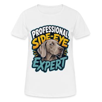 Weimaraner - Women's Breathable T-Shirt - white - Front - AI Model Female 172 dark (172cm)