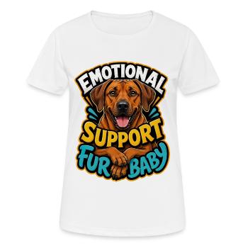 Rhodesian Dog - Women's Breathable T-Shirt - white - Front - AI Model Female 172 dark (172cm)