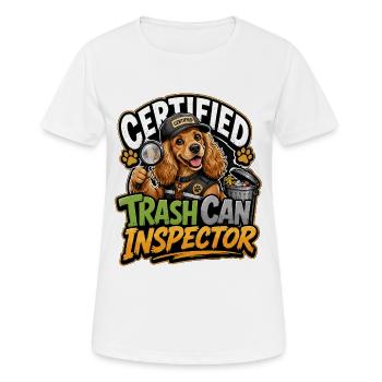 Cocker Spaniel anglais - T-shirt respirant Femme - blanc - Devant - AI Model Female 172 dark (172cm)