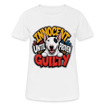 Bull Terrier - Women's Breathable T-Shirt - white - Front - AI Model Female 172 dark (172cm)
