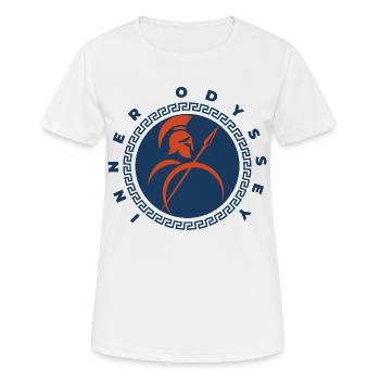Spartan Warrior Inner Odyssey. - Women's Breathable T-Shirt - white - Front - AI Model Female 172 dark (172cm)