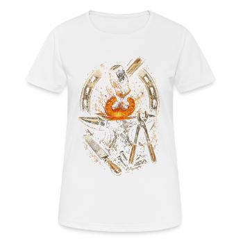 Farrier Farrier - Women's Breathable T-Shirt - white - Front - AI Model Female 172 dark (172cm)