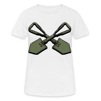Illustration des piques tactiques de croisière - T-shirt respirant Femme - blanc - Devant - AI Model Female 172 dark (172cm)