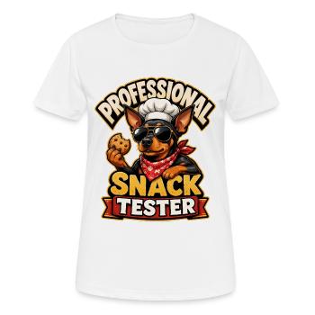 Miniature Pinscher - Women's Breathable T-Shirt - white - Front - AI Model Female 172 dark (172cm)