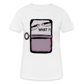 Sardines Fishing - Women's Breathable T-Shirt - white - Front - AI Model Female 172 dark (172cm)