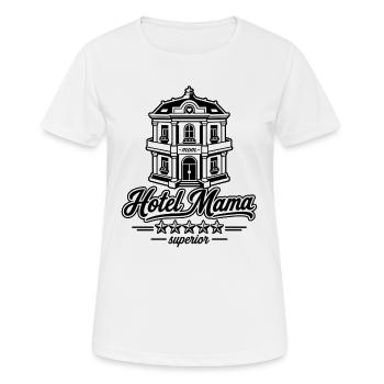 Hotel Mama Superior Logo - Women's Breathable T-Shirt - white - Front - AI Model Female 172 dark (172cm)