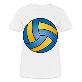 Handball Ball Sports Handball Fan Ball - Women's Breathable T-Shirt - white - Front - AI Model Female 172 dark (172cm)