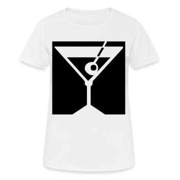 Cocktail - T-shirt respirant Femme - blanc - Devant - AI Model Female 172 dark (172cm)