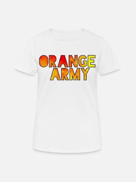 Die orange Legion für echte Fans der Niederlande # - Frauen T-Shirt atmungsaktiv - Weiß