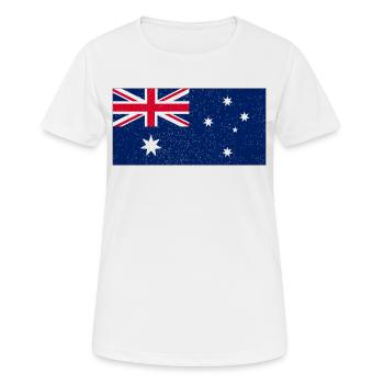 Australie - T-shirt respirant Femme - blanc - Devant - AI Model Female 172 dark (172cm)