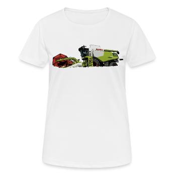 Combine harvester 630 - Women's Breathable T-Shirt - white - Front - AI Model Female 172 dark (172cm)