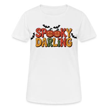 Spooky Darling Halloween - T-shirt respirant Femme - blanc - Devant - AI Model Female 172 dark (172cm)