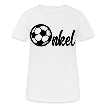 Footballeur Frère Oncle - T-shirt respirant Femme - blanc - Devant - AI Model Female 172 dark (172cm)