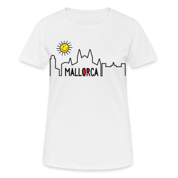 Mallorca in summer - Women's Breathable T-Shirt - white - Front - AI Model Female 172 dark (172cm)