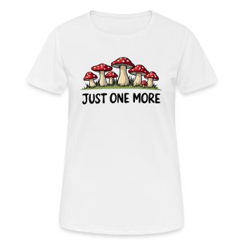 Encore une blague sur l'amanite tue-mouches - T-shirt respirant Femme - blanc - Devant - AI Model Female 172 dark (172cm)