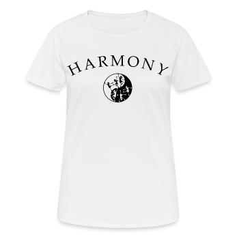 Ballet, Dance, Harmony - Women's Breathable T-Shirt - white - Front - AI Model Female 172 dark (172cm)