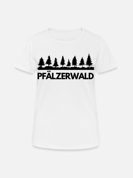 Pfälzerwald Arena - Frauen T-Shirt atmungsaktiv - Weiß