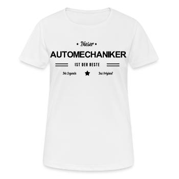 Bester Automechaniker - Frauen T-Shirt atmungsaktiv - Weiß - Vorne - AI Model Female 172 dark (172cm)