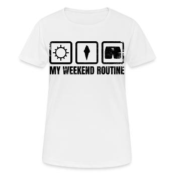 Ice Cream Weekend - Women's Breathable T-Shirt - white - Front - AI Model Female 172 dark (172cm)