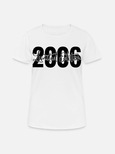 Limited edition 2006 - Frauen T-Shirt atmungsaktiv - Weiß