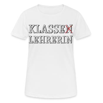Klassen Lehrerin - Frauen T-Shirt atmungsaktiv - Weiß - Vorne - AI Model Female 172 dark (172cm)