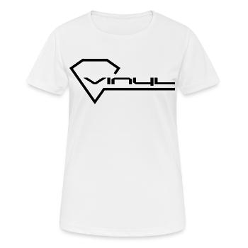 Vinyle - T-shirt respirant Femme - blanc - Devant - AI Model Female 172 dark (172cm)