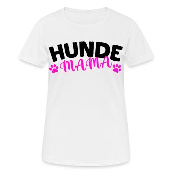 Hunde Mama - Frauen T-Shirt atmungsaktiv - Weiß - Vorne - AI Model Female 172 dark (172cm)