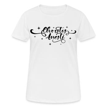 Pascha Christos Anesti Orthodox Easter - Women's Breathable T-Shirt - white - Front - AI Model Female 172 dark (172cm)