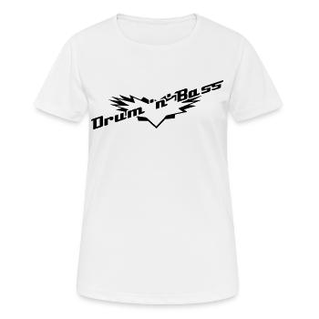 Drum 'n' Bass - T-shirt respirant Femme - blanc - Devant - AI Model Female 172 dark (172cm)