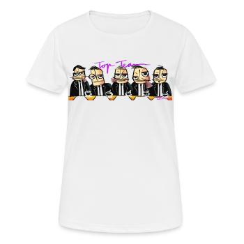 Tasse à café - Top Team - T-shirt respirant Femme - blanc - Devant - AI Model Female 172 dark (172cm)