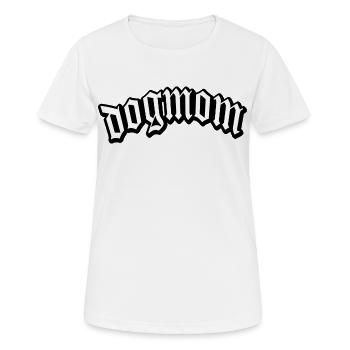 cat dog catmom tier liebe katzen hunde shirt name - Frauen T-Shirt atmungsaktiv - Weiß - Vorne - AI Model Female 172 dark (172cm)