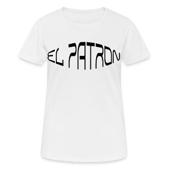 El Patron – The Doer Look - Women's Breathable T-Shirt - white - Front - AI Model Female 172 dark (172cm)