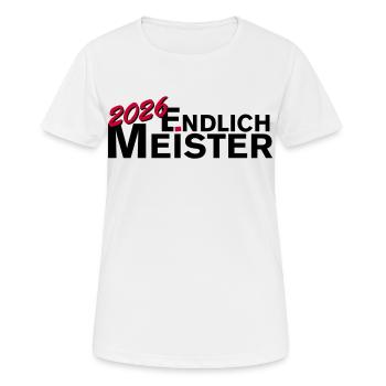 Enfin champion 2026 - T-shirt respirant Femme - blanc - Devant - AI Model Female 172 dark (172cm)