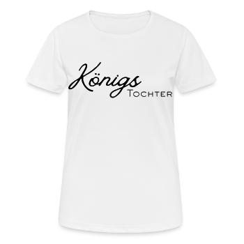 Königs Tochter - Frauen T-Shirt atmungsaktiv - Weiß - Vorne - AI Model Female 172 dark (172cm)