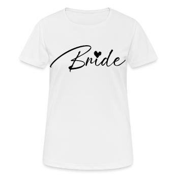 Mariée - T-shirt respirant Femme - blanc - Devant - AI Model Female 172 dark (172cm)