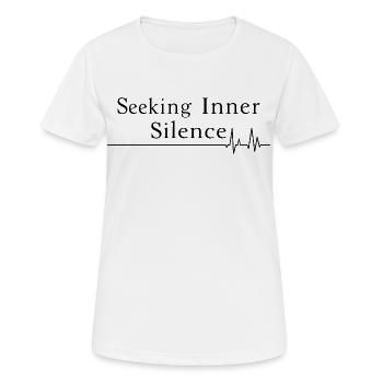 Seeking Inner Silence - Women's Breathable T-Shirt - white - Front - AI Model Female 172 dark (172cm)