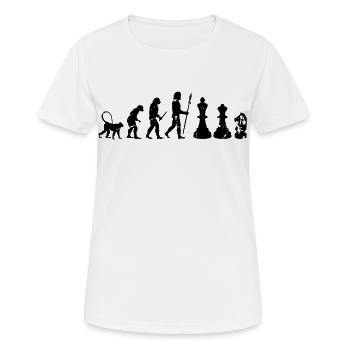 Développement des échecs - T-shirt respirant Femme - blanc - Devant - AI Model Female 172 dark (172cm)