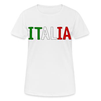 Italia - Women's Breathable T-Shirt - white - Front - AI Model Female 172 dark (172cm)