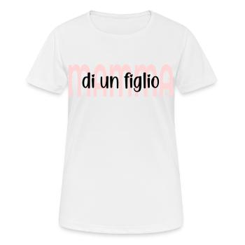 Mother of a child - Women's Breathable T-Shirt - white - Front - AI Model Female 172 dark (172cm)