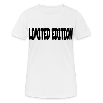 Edition limitée en fauteuil roulant, spéciale, unique # - T-shirt respirant Femme - blanc - Devant - AI Model Female 172 dark (172cm)