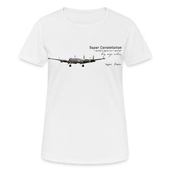 Super Constellation - T-shirt respirant Femme - blanc - Devant - AI Model Female 172 dark (172cm)
