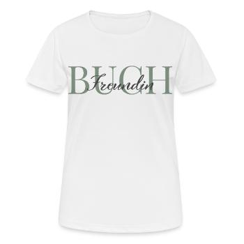 Ami du lecteur Vert-Gris - T-shirt respirant Femme - blanc - Devant - AI Model Female 172 dark (172cm)
