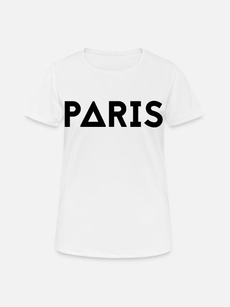 PARIS - Women's Breathable T-Shirt - white