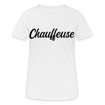 Professioneller LKW-Fahrer Pr - Frauen T-Shirt atmungsaktiv - Weiß - Vorne - AI Model Female 172 dark (172cm)