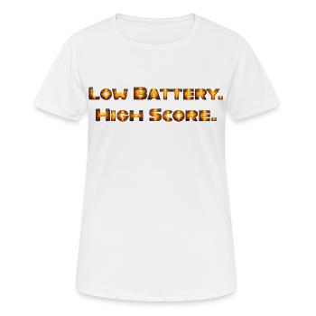 Fiery Battle Faces - Women's Breathable T-Shirt - white - Front - AI Model Female 172 dark (172cm)