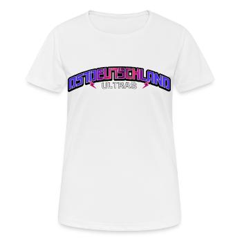 East Germany Ultras Ossis East East Germans - Women's Breathable T-Shirt - white - Front - AI Model Female 172 dark (172cm)