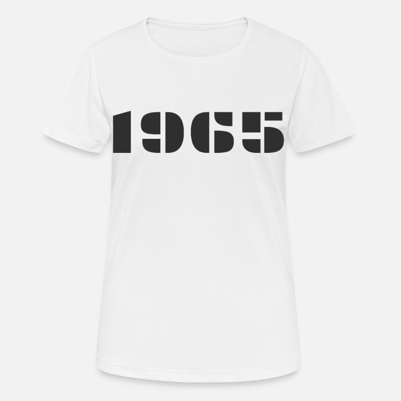 1965 - Women's Breathable T-Shirt - white